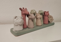 Vaasje dierenkoppen - M