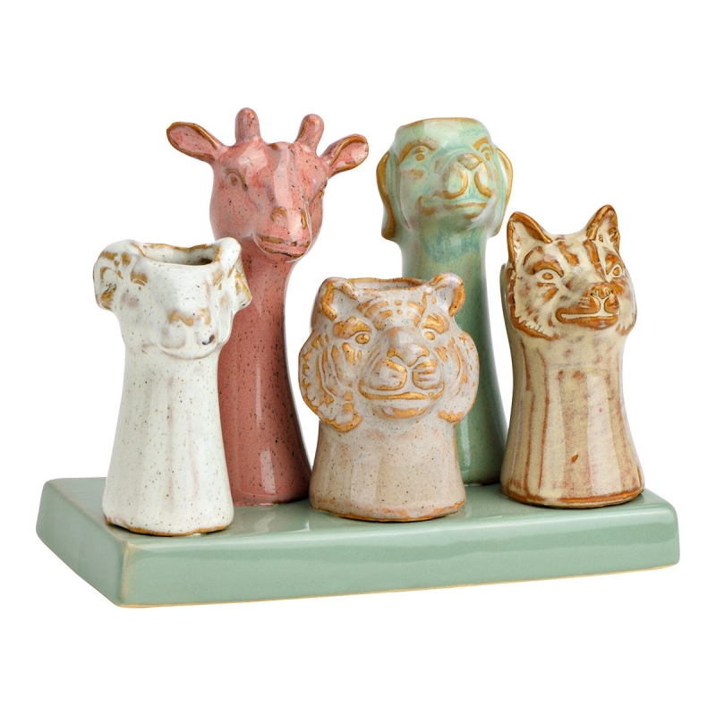 Vaasje dierenkoppen - S