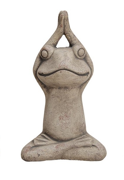 Beeld yoga kikker - 2