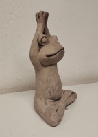 Beeld yoga kikker - 2