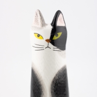 Aardewerk vaasje kat abstract