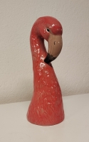 Aardewerk vaas flamingo