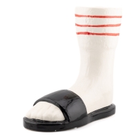 Aardewerk vaas sandaal/slipper