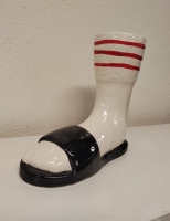 Aardewerk vaas sandaal/slipper