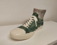 Aardewerk vaas sneaker