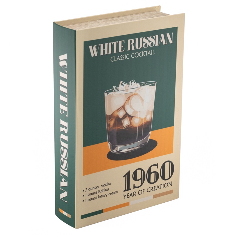 Opbergboek cocktail White Russian 1960