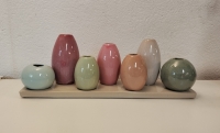 Vaasje multi color pastel