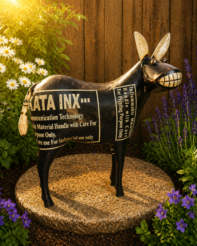 Ezel van gerecycled blik