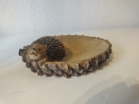 Schaaltje dennenappel met egel