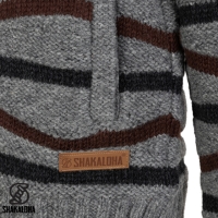 Shakaloha vest Luma grijs met afritsbare capuchon