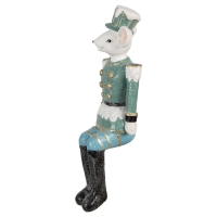 Decoratie beeld kerst muis