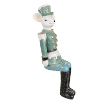 Decoratie beeld kerst muis
