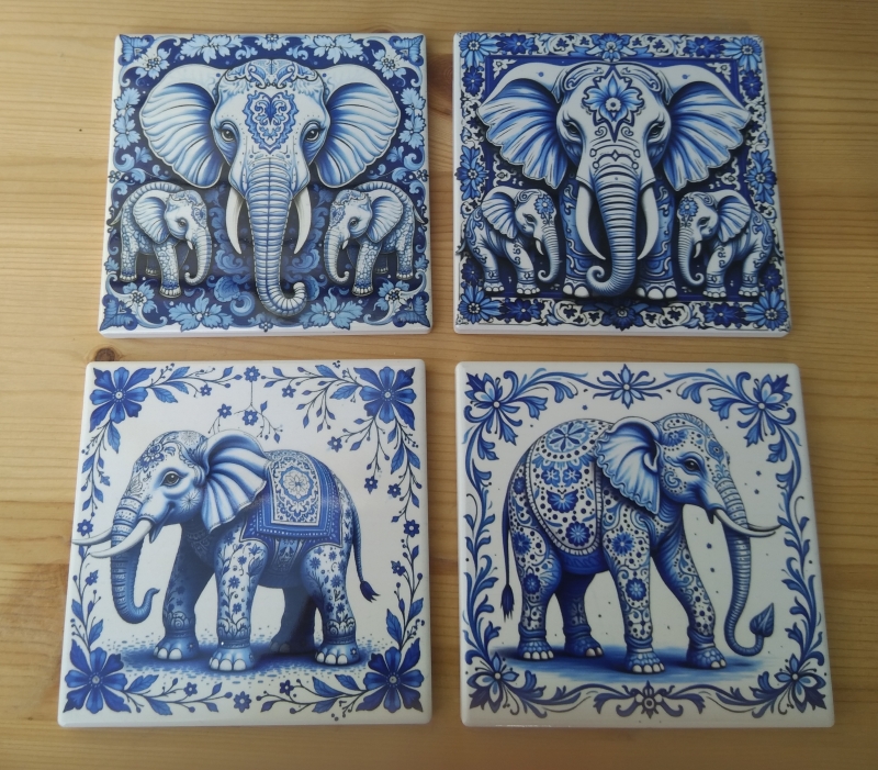 Onderzetters olifant